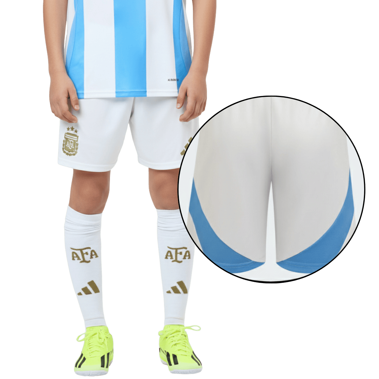 MOLDE DE COSTURA DIGITAL ARGENTINA SHORTS NIÑO + DISEÑO GRATIS