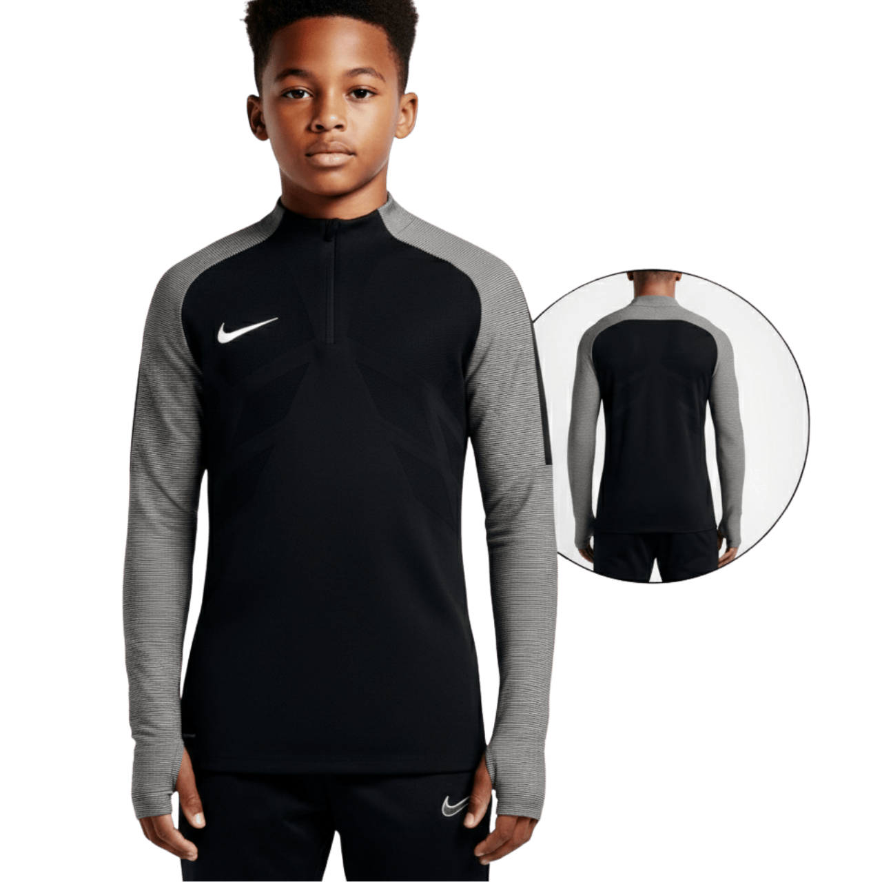 MOLDE FÚTBOL NIKE STRIKE THUMBHOLE PULGAR MANGA LARGA NIÑO