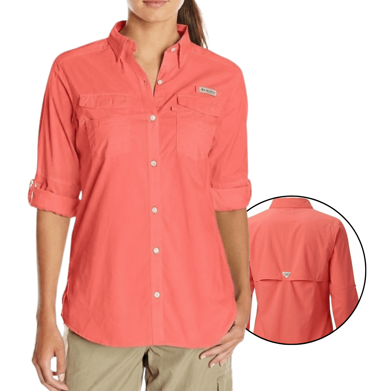 MOLDE DE COSTURA DIGITAL CAMISA TIPO COLUMBIA DAMA MANGA CORTA + LARGA NUEVO