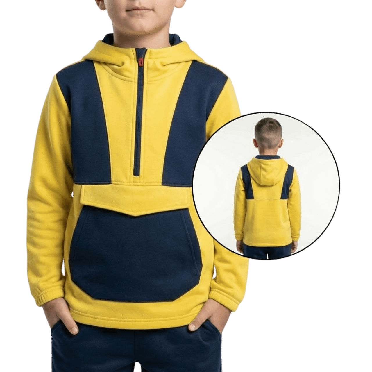 MOLDE DE COSTURA DIGITAL ROMPEVIENTOS CON CORTES NIÑO