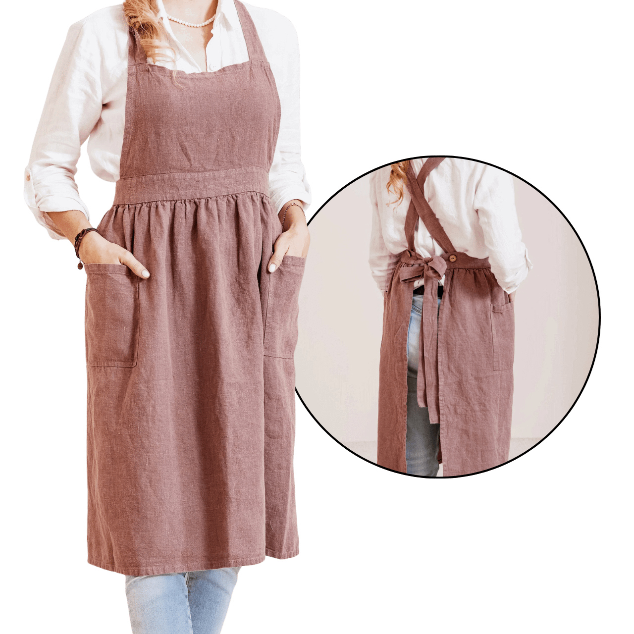 MOLDE DE COSTURA DIGITAL DELANTAL COCINA A0 A4