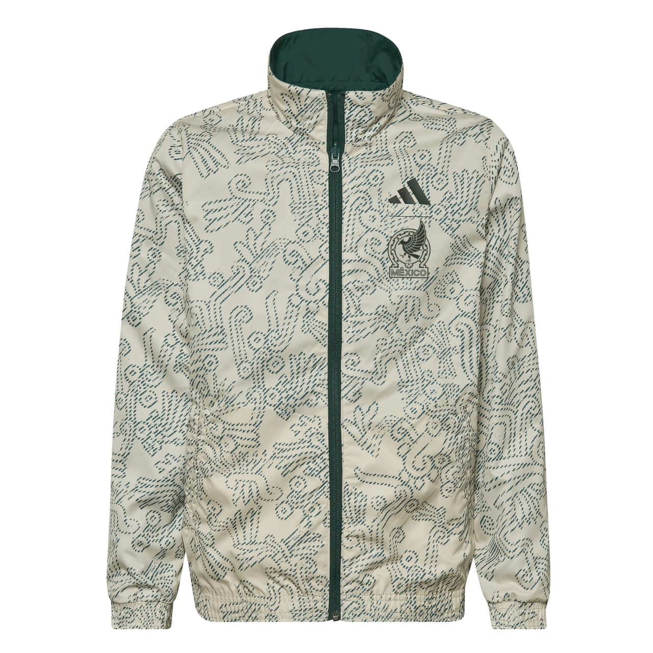 MOLDE DE COSTURA DIGITAL MEXICO CORTAVIENTOS ROMPEVIENTOS CUELLO ALTO CABALLERO