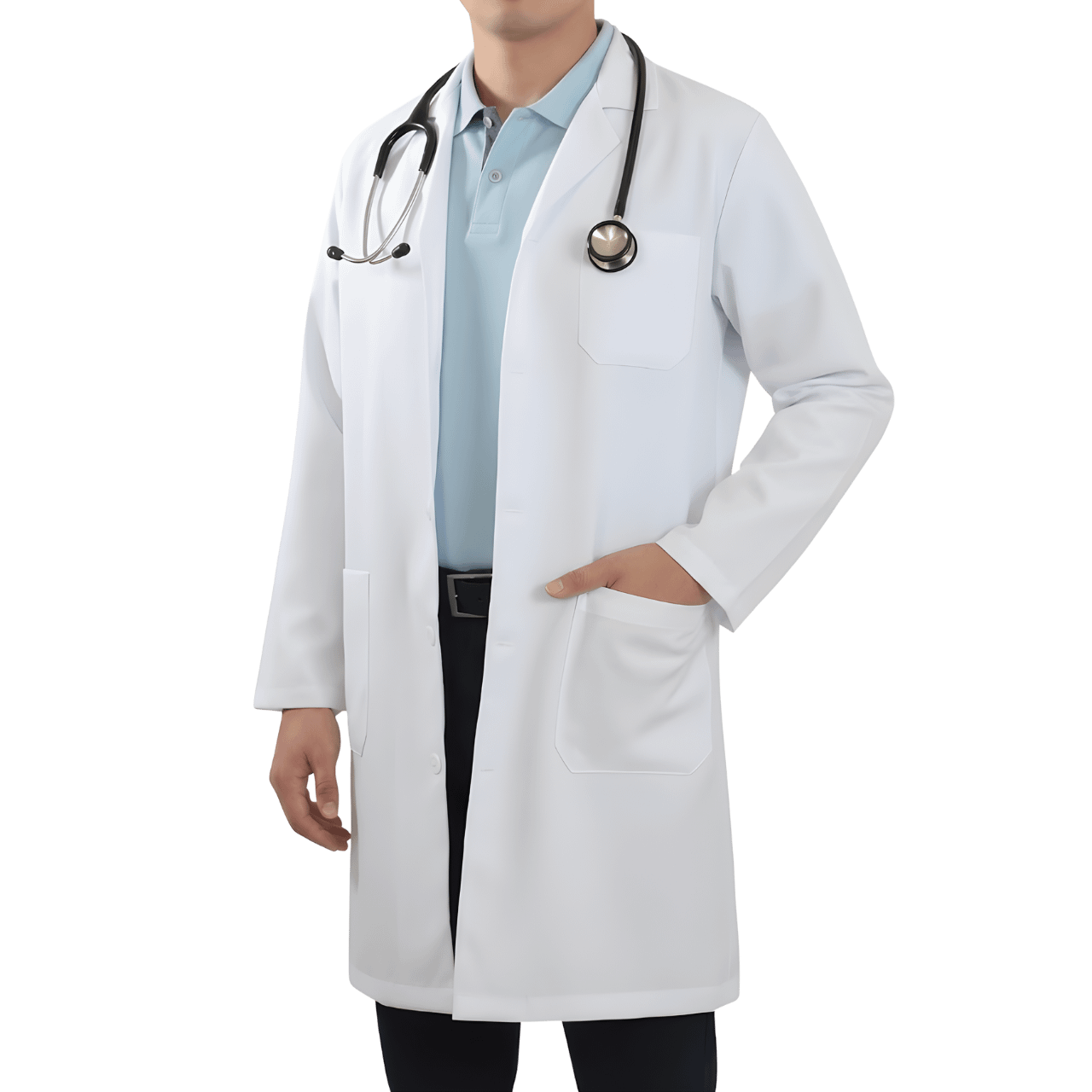 MOLDE DE COSTURA DIGITAL BATA MEDICO DOCTOR LABORATORIO