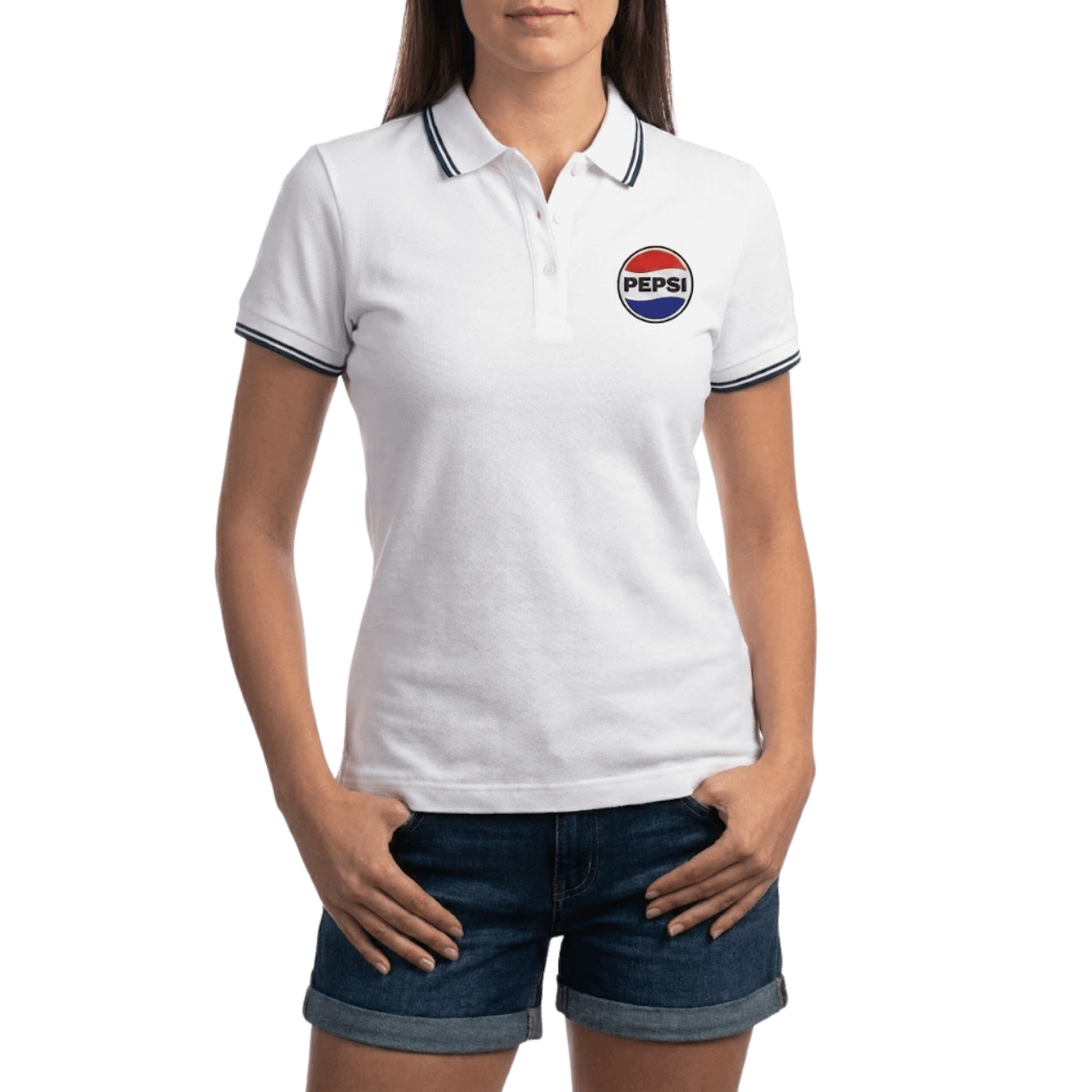 MOLDE DE COSTURA DIGITAL POLO CHEMISSE PUBLICITARIA DAMA