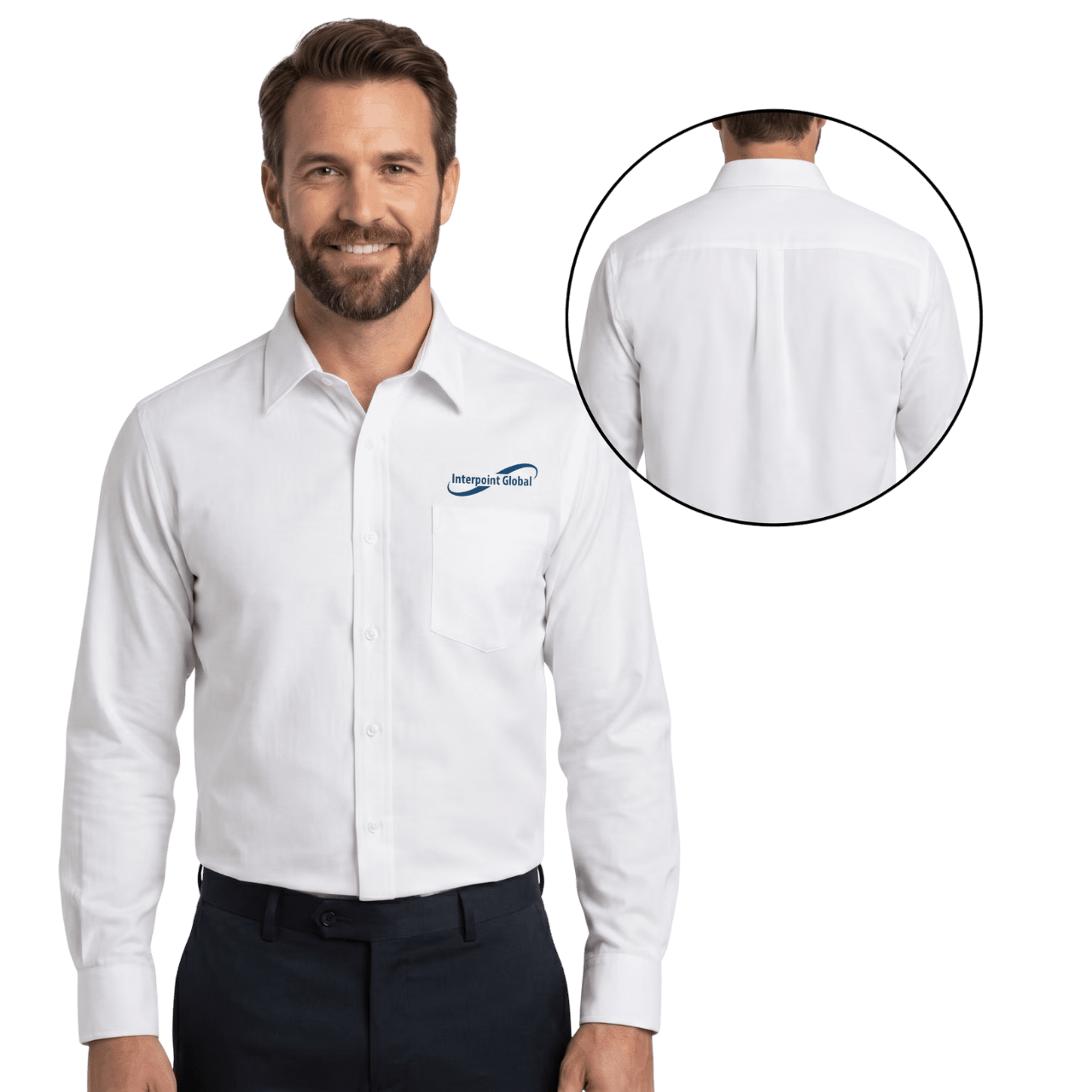 MOLDE CAMISA HOMBRE CON BOLSILLO PUBLICITARIA