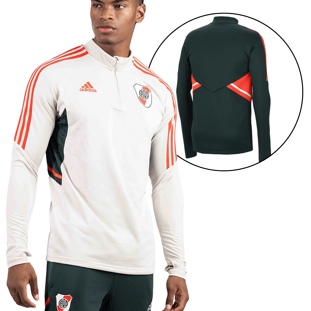 MOLDE DE COSTURA DIGITAL CHAQUETA DEPORTIVA RIVER CABALLERO
