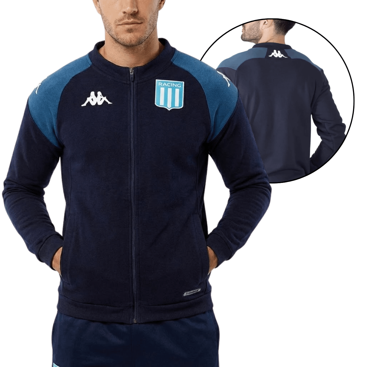 MOLDE DE COSTURA DIGITAL SUDADERA SUETER SWEATER ENTRENAMIENTO FUTBOL CUELLO ALTO KAPPA CABALLERO