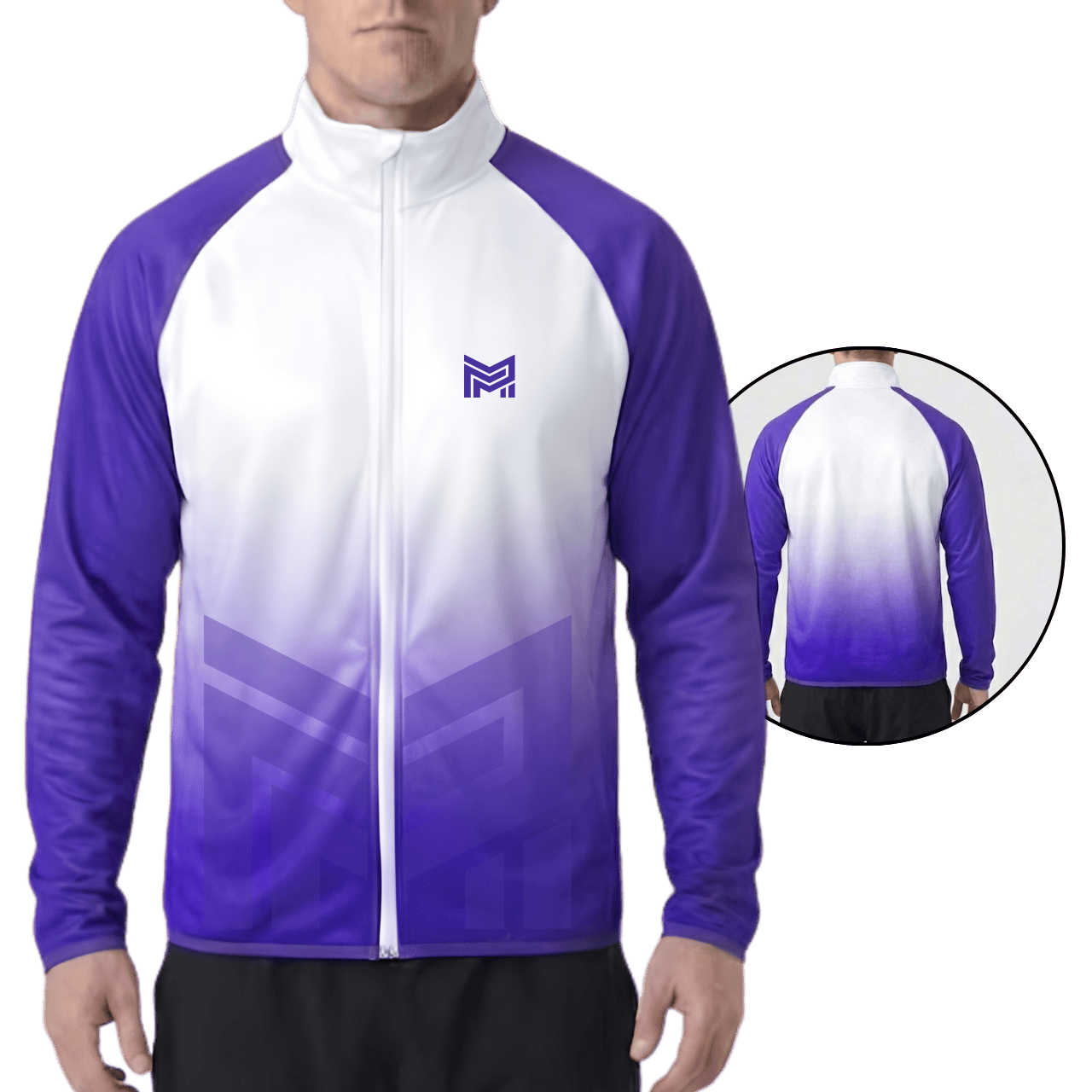 MOLDE ROMPEVIENTOS RAGLAN CUELLO TORTUGA PUBLICITARIA CABALLERO