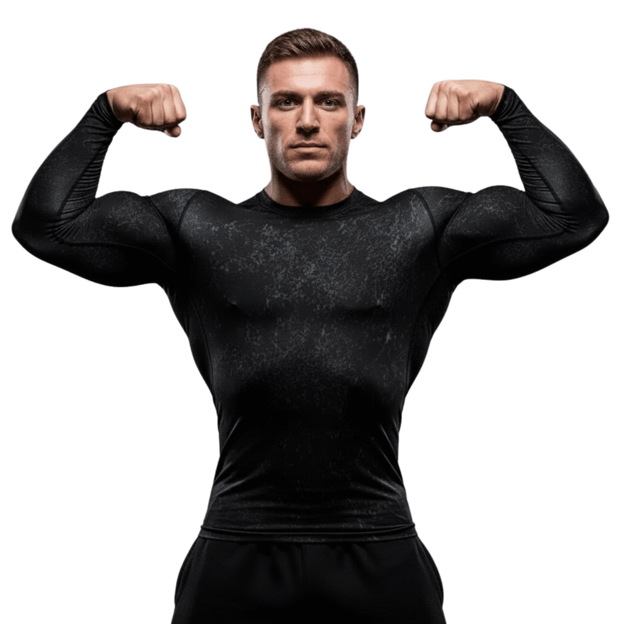 MOLDE DE COSTURA DIGITAL CAMISA DE COMPRENSION CABALLERO MANGA LARGA CORTA