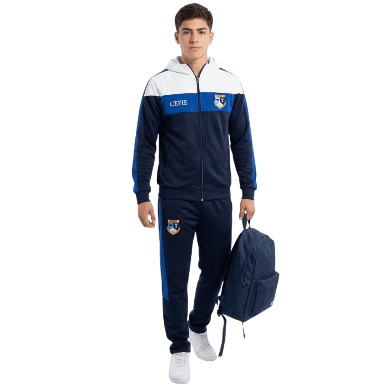 MOLDE CONJUNTO ESCOLAR CHAQUETA MONO DEPORTIVO CABALLERO