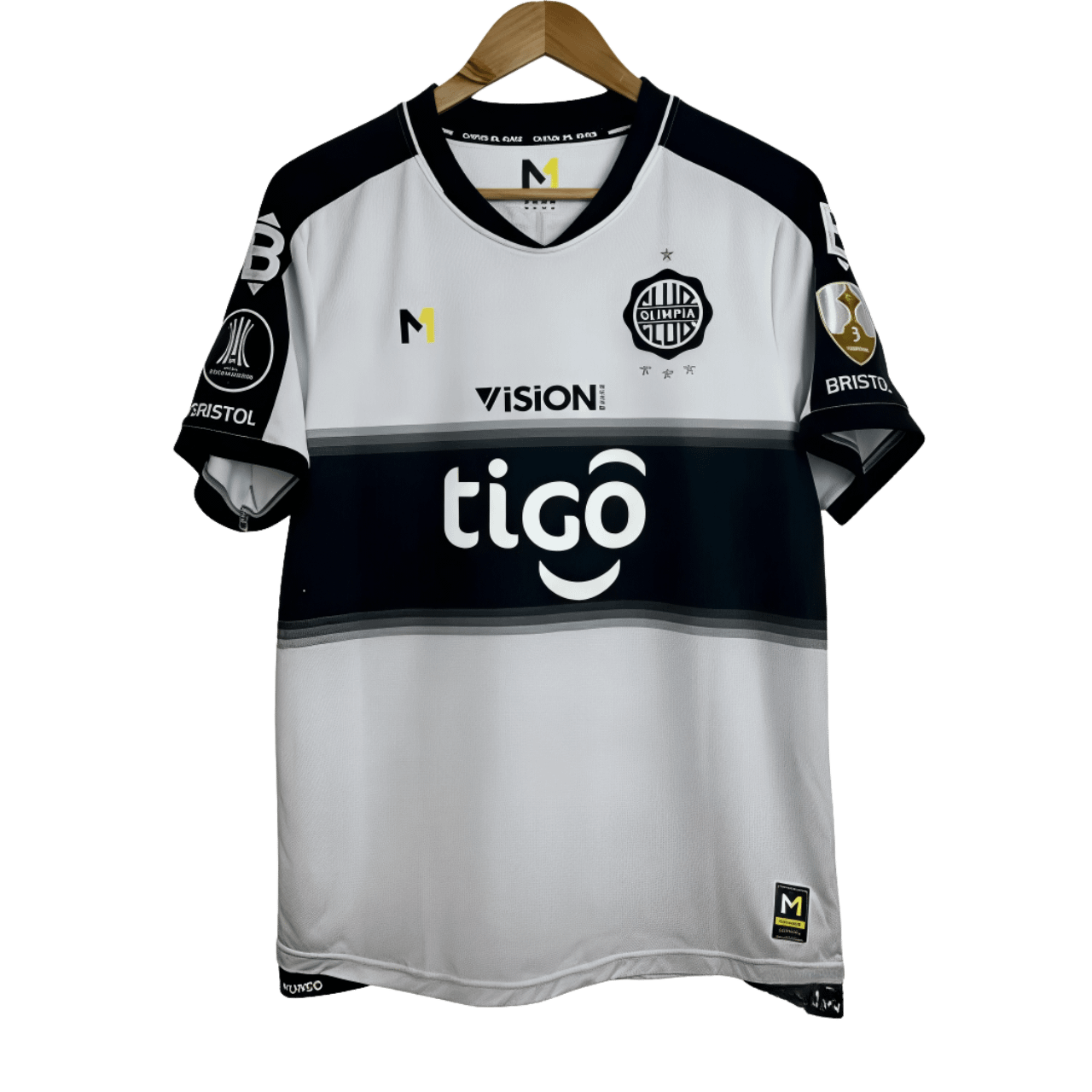 MOLDE DE COSTURA DIGITAL CAMISETA JERSEY FUTBOL OLIMPIA PARAGUAY CABALLERO