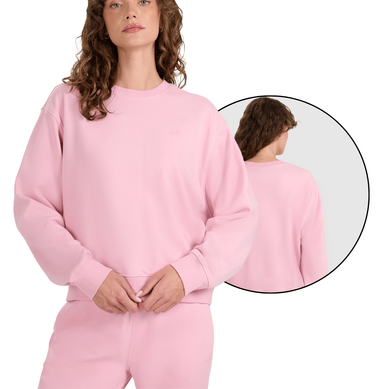 MOLDE SUETER SWEATSHIRT ESTANDAR DAMA SIN CAPUCHA NI BOLSILLOS