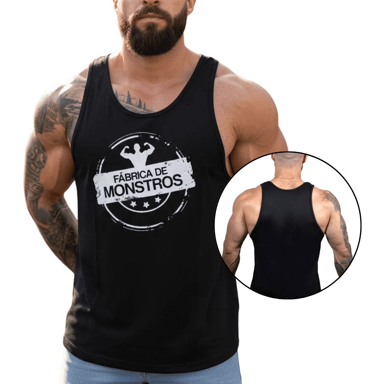 MOLDE DE COSTURA DIGITAL CAMISETA FITNESS CULTURISMO CABALLERO