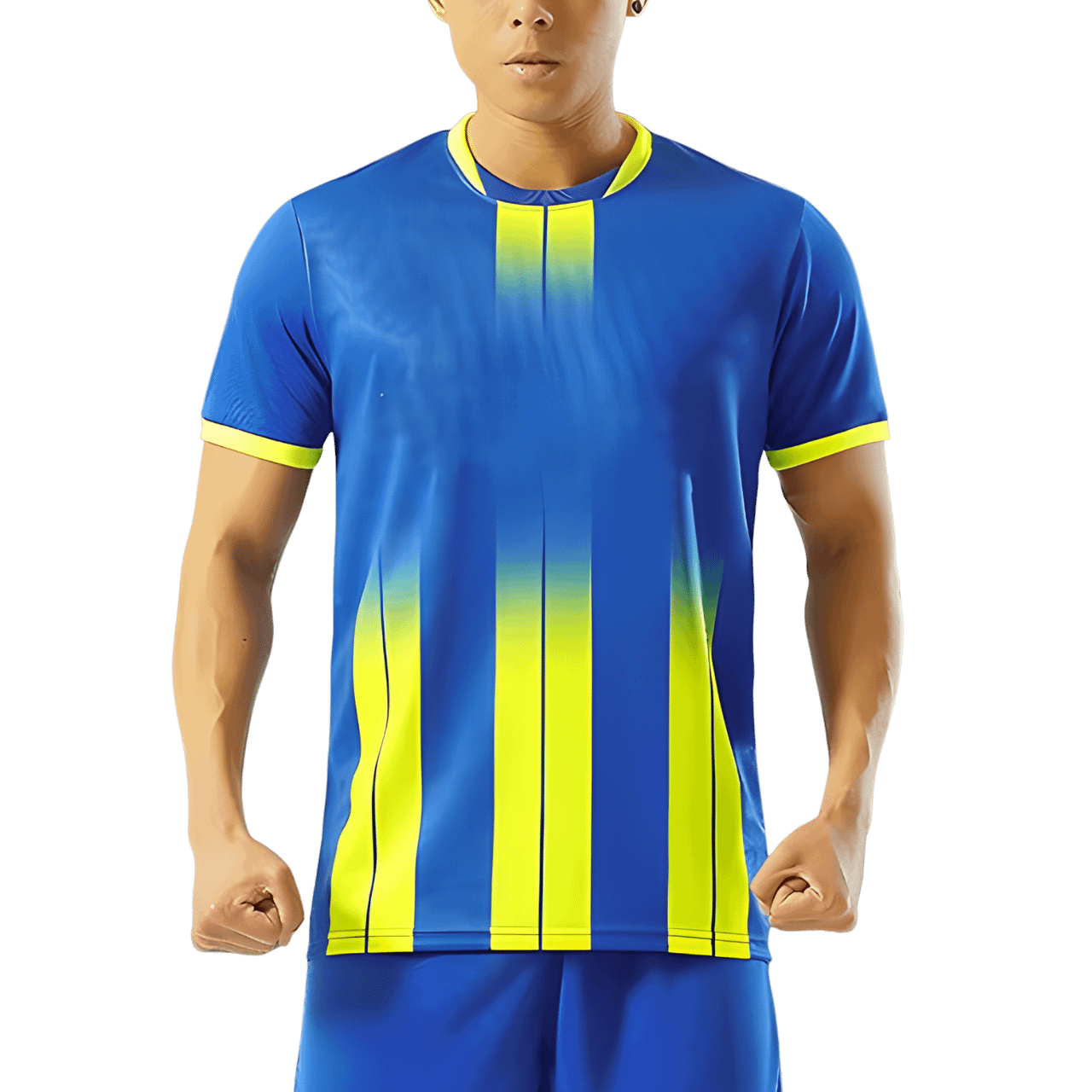 MOLDE DE COSTURA DIGITAL CAMISETA FUTBOL CON CUELLO 2 PIEZAS MANGA LARGA Y CORTA NIÑO