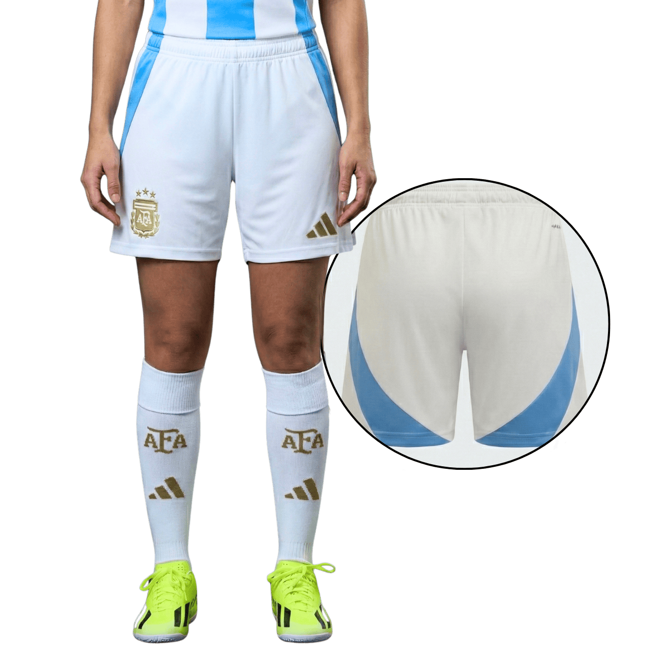 MOLDE ARGENTINA SHORTS DAMA + DISEÑO GRATIS