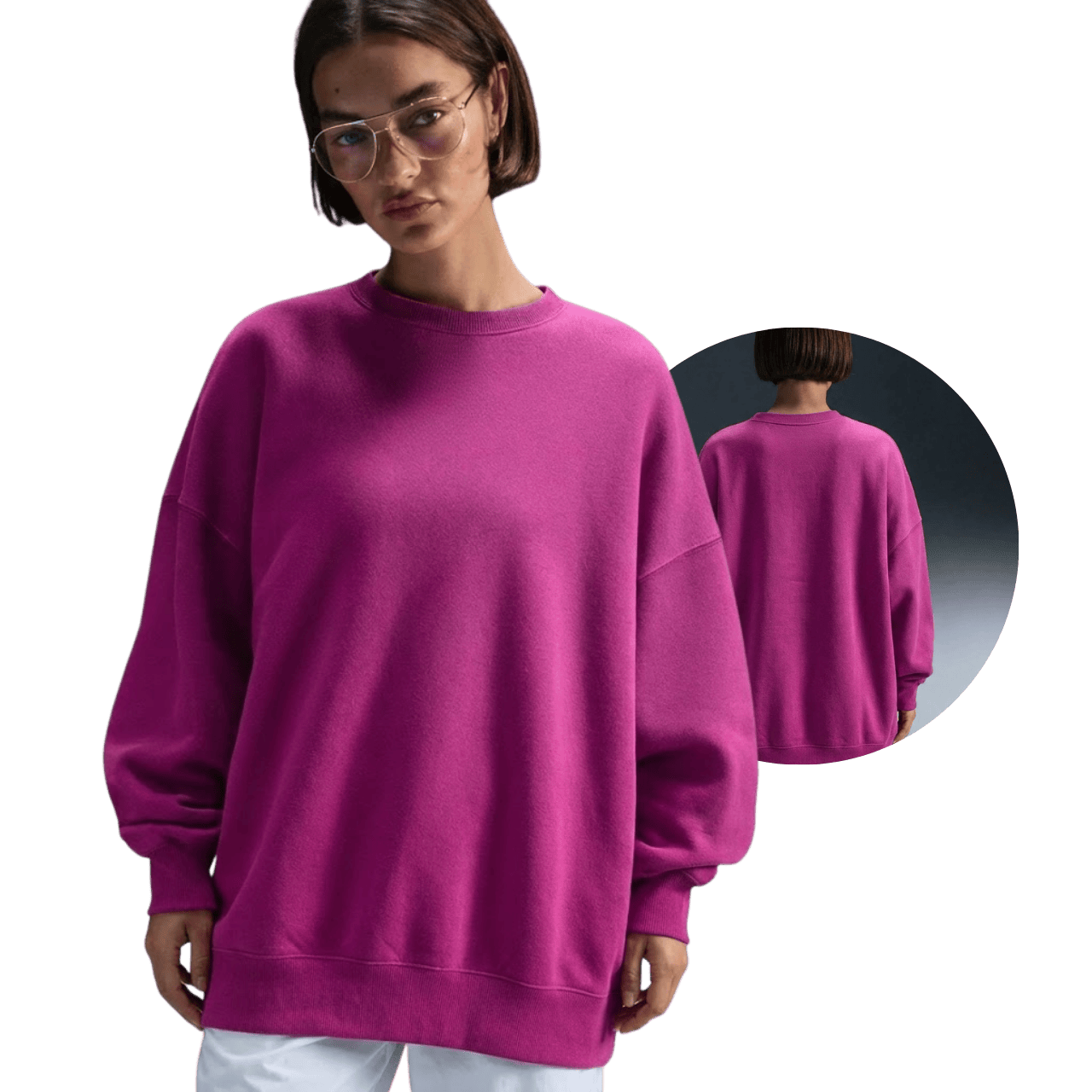 MOLDE DE COSTURA DIGITAL OVERSIZE SUETER SWEATSHIRT DAMA