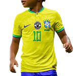 MOLDE DE COSTURA DIGITAL BRASIL NIKE NIÑO + DISEÑO NEYMAR JR. GRATIS