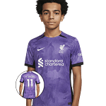 MOLDE DE COSTURA DIGITAL CAMISETA LIVERPOOL FC NIÑO + DISEÑO GRATIS