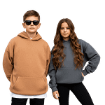 MOLDE DE COSTURA DIGITAL SUETER SWEATER HOODIE OVERSIZE NIÑO NIÑA