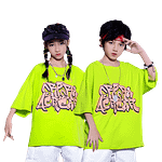 MOLDE DE COSTURA DIGITAL FRANELA PLAYERA OVERSIZE NIÑO NIÑA