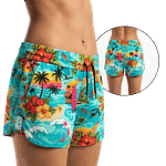 MOLDE DE COSTURA DIGITAL SHORT PLAYERO DAMA NIÑA