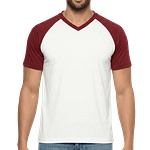 MOLDE DE COSTURA DIGITAL CAMISA FRANELA PLAYERA CUELLO EN V RAGLAN CABALLERO