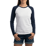 MOLDE DE COSTURA DIGITAL RAGLAN DAMA+ MANGA LARGA CORTA + CUELLO V