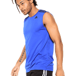 MOLDE DE COSTURA DIGITAL CAMISETA DEPORTIVA SISA SIN MANGAS ADIDAS CUELLO EN V + REDONDO CABALLERO