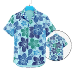 MOLDE DE COSTURA DIGITAL CAMISA HAWAIANA HOMBRE A0 A4 CON INSTRUCCIONES