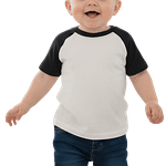 MOLDE CAMISETA PLAYERA MANGA CORTA RAGLAN  BEBES
