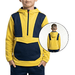 MOLDE DE COSTURA DIGITAL ROMPEVIENTOS CON CORTES  NIÑO