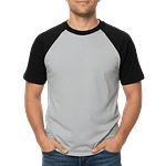 MOLDE DE COSTURA DIGITAL CAMISETA PUBLICITARIA RAGLAN MANGA CORTA CABALLERO