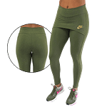 MOLDE DE COSTURA DIGITAL LEGGIN LYCRA CON MEDIA FALDA PARA GIMNASIO DAMA