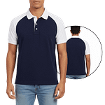 MOLDE CHEMISSE POLO CABALLERO MANGA CORTA RAGLAN PUBLICITARIA