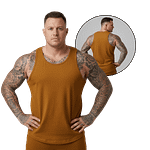 MOLDE DE COSTURA DIGITAL CAMISETA TANK TOP NORMAL GIMNASIO O CASUAL CABALLERO