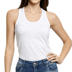 MOLDE DE COSTURA DIGITAL CAMISETA FRANELILLA CUELLO REDONDO DAMA BASICA