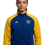 MOLDE DE COSTURA DIGITAL SUETER BUZO FÚTBOL BOCA JUNIOR DAMA