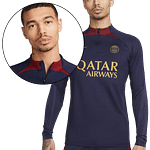 MOLDE DE COSTURA DIGITAL SUDADERA ENTRENAMIENTO FUTBOL NIKE MANGA LARGA CABALLERO