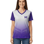 MOLDE CAMISETA PLAYERA MANGA CORTA CUELLO EN V PUBLICITARIA DAMA