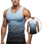 MOLDE DE COSTURA DIGITAL CAMISETA GYM FITNESS CUELLO V