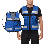 MOLDE DE COSTURA DIGITAL CHALECO REFLECTIVO DE TRABAJO CON INSTRUCCIONES