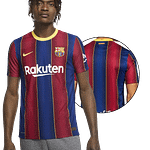 KIT CAMISETA FUTBOL BARCELONA FC CON DISEÑO CABALLERO