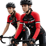 MOLDE DE COSTURA DIGITAL CAMISETA CICLISMO DAMA RAGLAN MANGA LARGA Y CORTA