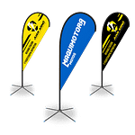 PLANTILLA BANDEROLA BANDERINES BEACH GOTA