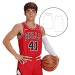 MOLDE DE COSTURA DIGITAL CAMISETA BASKETBALL CUELLO REDONDO NBA NIÑO