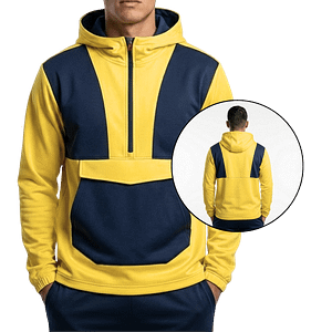 MOLDE DE COSTURA DIGITAL ROMPEVIENTOS CON CORTES  CABALLERO