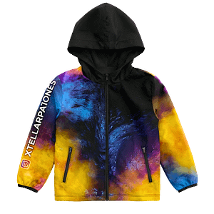 MOLDE DE COSTURA DIGITAL ROMPEVIENTO CORTAVIENTO PUBLICITARIO NIÑO