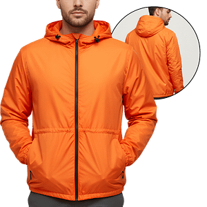 MOLDE DE COSTURA DIGITAL CORTAVIENTO ROMPEVIENTOS CON CAPUCHA