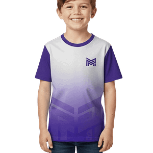 MOLDE CAMISETA PLAYERA MANGA CORTA PUBLICITARIA  NIÑO