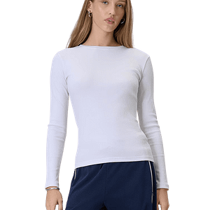 MOLDE CAMISETA PLAYERA ESTANDAR MANGA LARGA DAMA